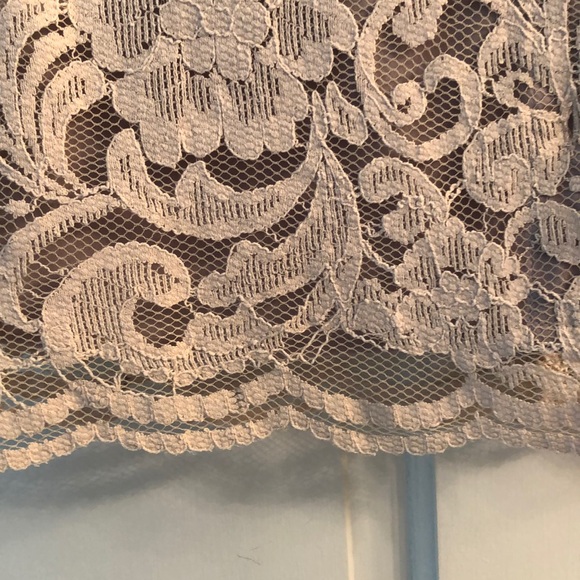 Garnet Hill Button Back Lace Top - Picture 4 of 6